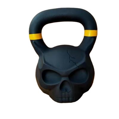 China Premium kettlebells Ghost design skuull kettlebells commercial use style kettlebells new face kettlebell lifting pot for sale