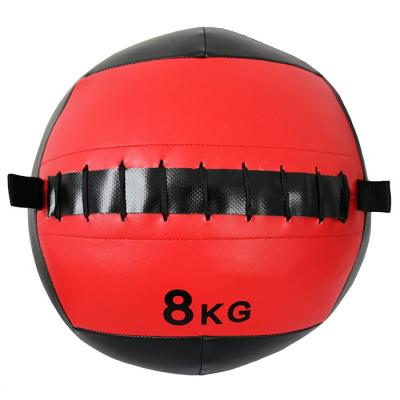 China Commercial Use Hot Selling Durable Leather PU Medicine Wall Soft Ball For Weight Training for sale