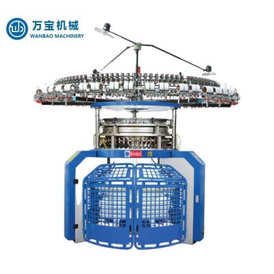 China WANBAO Knitting Machine Weft Jacquard Computer Mesh Jersey Fabric Electronic Circular Knitting Machine for sale