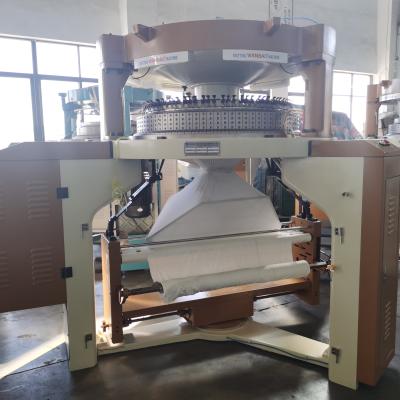 China WANBAO Double Weft Jersey / Interlock Rib Open Width Circular Knitting High Speed ​​Machine for sale