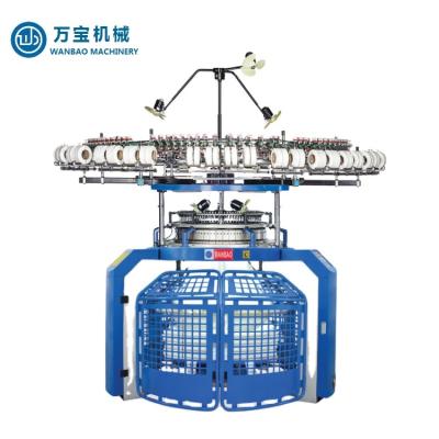 China WANBAO Fleece Double Use Single Weft Jersey Circular Knitting Machine for sale