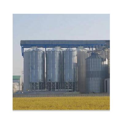 China Grain Storage Silos Grain Storage Hopper Hot Dipped Galvanized Steel Bottom Silos For Paddy Storage for sale