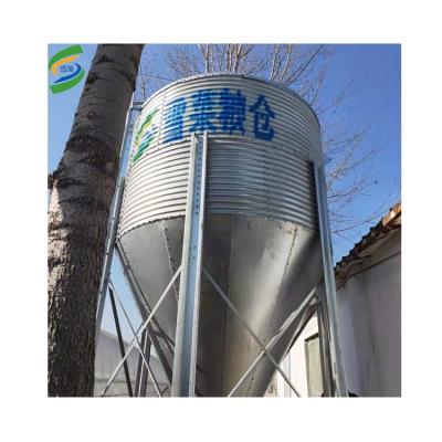 China Storage silos galvanized feed silos or feed tower for pig farm project for sale