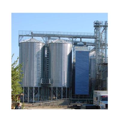 China Machinery Repair Shops 300 Ton Wheat Corn Galvanized Steel Grain Silos 60 Ton for sale