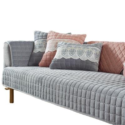 China Factory Price New Design Exquisite And Durable Flannel Waterproof Sofa Cover 3 Seater Sofa Cover For Sofa 3 Bodies Of Covers for sale