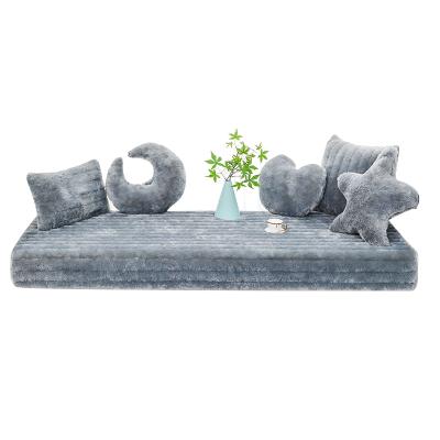 China Custom Europe Plush Fur Sofa Cushion Cover Couch For Sofa for sale