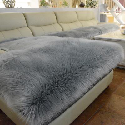 China Europe customized rabbit fur plush pattern wholesale quality sectional sofa cover china for sale