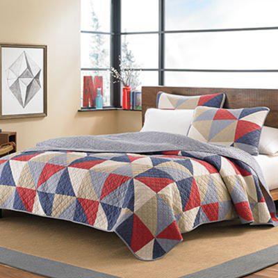 China Home romantic colorful good print textile fabric soft quilting patchwork quilt quilt bed cover sets for sale