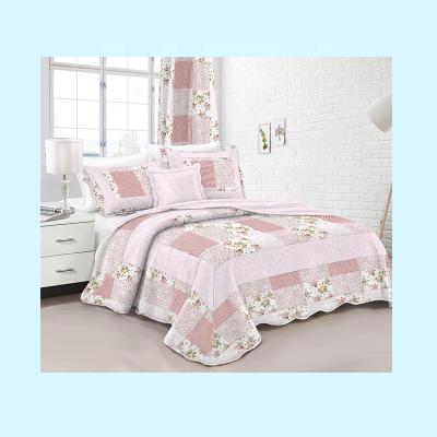 China Good-selling Light Bedding Set Wholesale Window Bedding Set Cheap Comforter Printed Blackout Curtain Fabric for sale