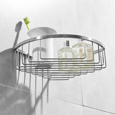 China Punch 304 stainless steel corner shelf modern simplicity Bathroom triangle shelf corner shower shelf triangle bathroom for sale