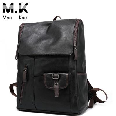 China Waterproof Waterproof Sports School Leather Laptop Backpack Bag for sale