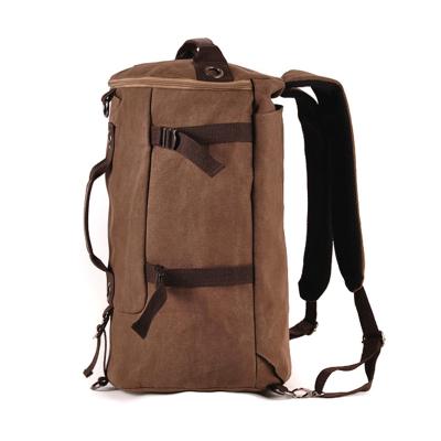 China Multifunctional Canvas Backpack Men's Fashion School Bag Youth Travel Bag Computer Backpack for sale