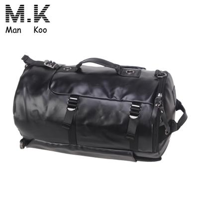 China Rolling Wholesale Mens PU Leather Travel Duffel Bag for sale