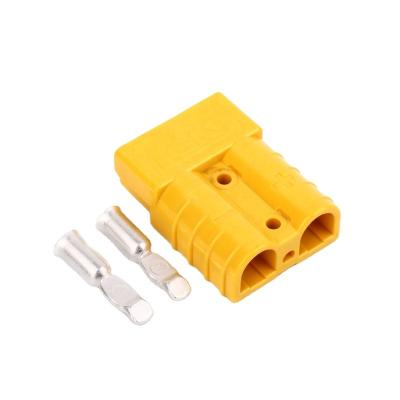 China Makes Assembly Quick and Easy Autoleader 2Pcs Battery Quick Connector 50A Connector Disconnect Wire Harness Plug 600V for sale