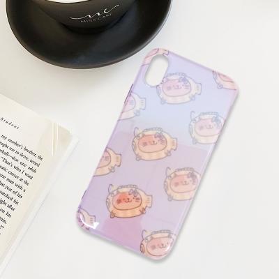 China TPU Shenzhen cute cartoon cat likes to eat fish Shell, specially designed for IPHONE case for sale