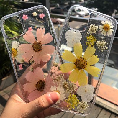 China Immortal Daisy Flower Cool Mobile Phone Case Protective Real iphone11proMax Suitable For Apple Mobile Phone Protective Case for sale