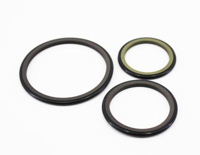 China High Quality PTFE+NBR Bronze Filled Bronze Filled PTFE Adding NBR O Ring As SPNO Step Seal For Excavator for sale