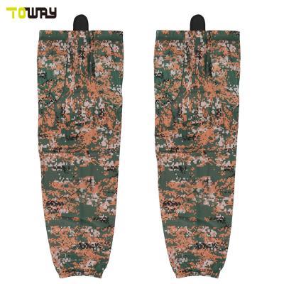 China Shirts & Tops Sublimated Wholesale Camouflage Hockey Socks for sale