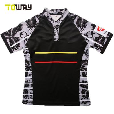 China Team Set Antibacterial Sublimated Custom Rugby Tank Top for sale