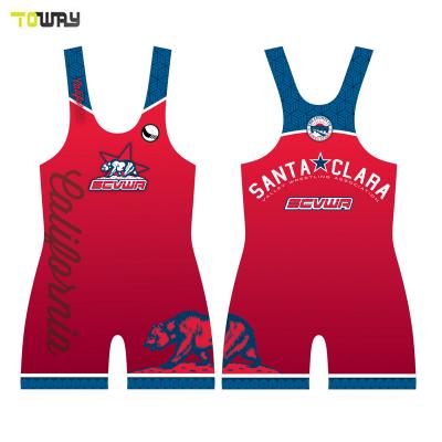 China Skin Comfort Plus Size Cheap Custom Russian Wrestling Singlets for sale