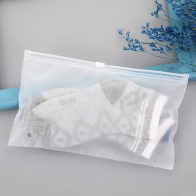 China OEM Recyclable Custom Biodegradable Clear Waterproof Zipper Bag Plastic Zipper Packaging Bag For Clothing for sale