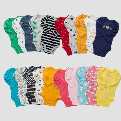 China 2021 100% Cotton Kids Long Sleeve Five Piece Set Boys Clothes Romper Girls' Baby Rompers for sale