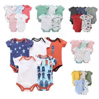 China 2021 Newborn Cotton OEM Boutique Baby Clothes Baby Rompers Boy Baby Clothes 100% Cotton Baby Overalls Romper for sale