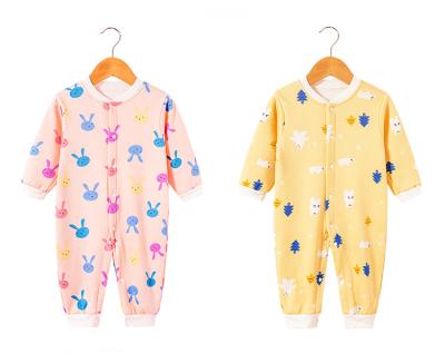 China Wholesale Knitted Baby Boy Thermal and OEM Girljumpsuit for Newborn 100% Cotton Baby Overalls Baby Rompers for sale