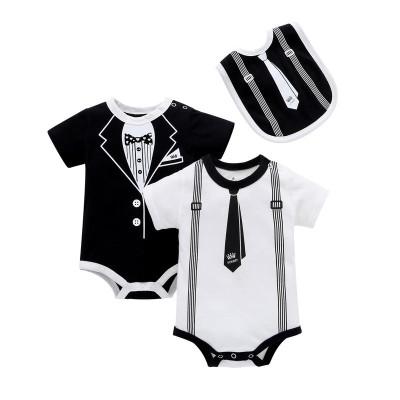 China 2021 wholesale 100% cotton baby romper OEM short sleeve baby rompers cotton clothes baby jumpsuit romper for sale