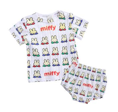 China Factory Price Cheapest Breathable Cotton Toddler High Quality Baby Clothes Casual Baby Clothing Set for sale