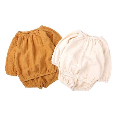 China Breathable Hot Selling Organic Cotton Baby Clothes For Toddler Boy Baby Clothing Sets for sale