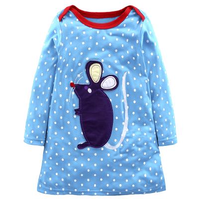 China Cotton Breathable Warm Popular Newborn Baby - Doll Night Dress Girls Birthday Dress Clothes for sale