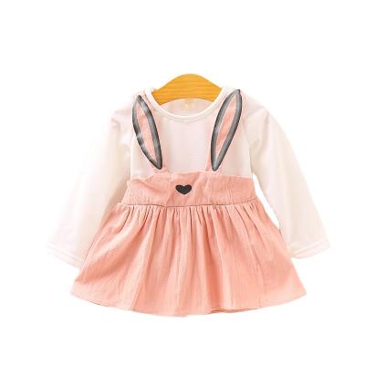 China Wholesale Breathable Solid Cotton Polyester Baby Formal Dress Girls Boutique Casual Dresses for sale