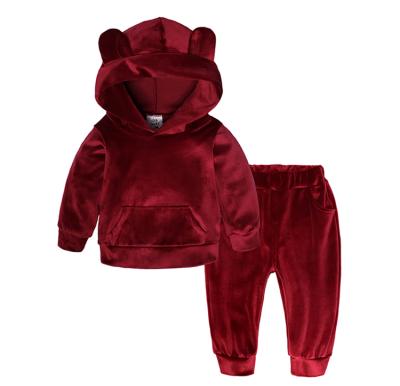 China Factory New Smart Long Sleeve Casual Design Popular Long Sleeve Hoodie Kids Toddler Boys Clothing Winter Sets for sale