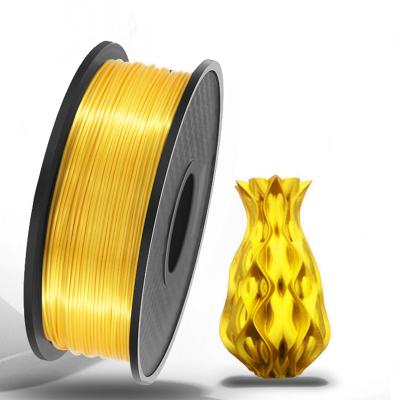 China 3d Printer/3d Printing Flexible Pen Guide Rail Printer Filament 1.75Mm Pla Gold Pla 1Kg/Roll Linear Silk Floss Fdm 3D for sale