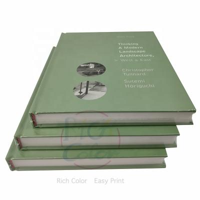 China Eco - Friendly Landscape Architecture Hardcover Book Printing Modern Factory for sale