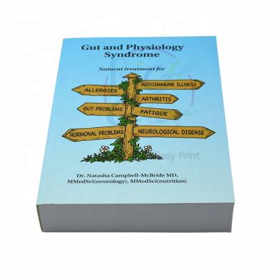 China Eco-friendly soft touch lamination health and nutrition pocket book softcover printing for sale