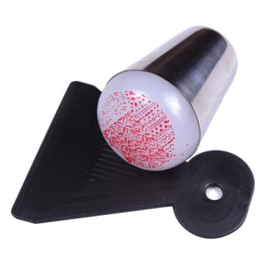 China Professional Nail Art Stamper 4cm Marshmallow Silicone XL Nail Stamper Tools Nail Stamper for sale