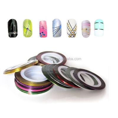 China Professional DIY 3D Nail Rolls Sticker Nail Rolls Nail Art Tape Stripe Stripe Waves Striping for sale