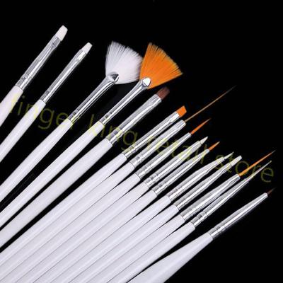 China 15Pcs Nail Art Painting Brush Set, Nail Art Dotting Tools And Brushes JT063 for sale