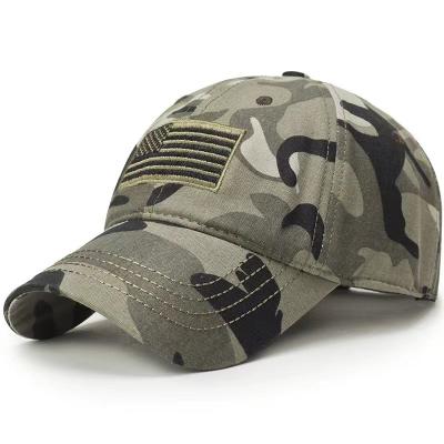 China Factory direct sales high quality JOINT brand embroidery sports hats outdoor baseball cap running camouflage fitted hats for adults for sale