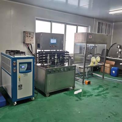 China Mini scale 20L process beverage small. Juice Dairy UHT Sterilization Filling Production Line For Fruit Juice Dairy Milk for sale