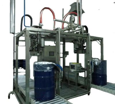 China Low price high level filling precision double heads aseptic big bag filling machine sterilization fillIing production equipment for fruit juice dairy for sale