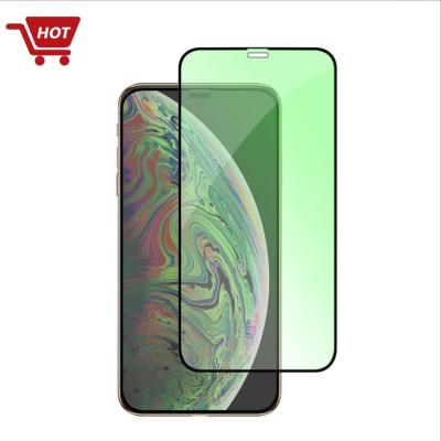 China New Green Anti-scratch Eye Protection Tempered Film For iPhone X/XS/XR/XS Max/For iPhone 11/11 Pro Screen Protector for sale