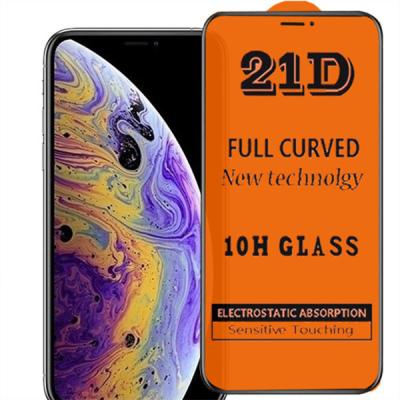 China New Technology 21D Mobile Phone Full Glue Full Cover Screen Protector 21H Tempered Glass For Tecno Phantom 9 Phone Glass For Tecno TF2 for sale