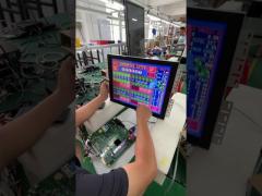 vesa mount or panel mount projected capacitive touchscreen with anti-glare and scratch resistance