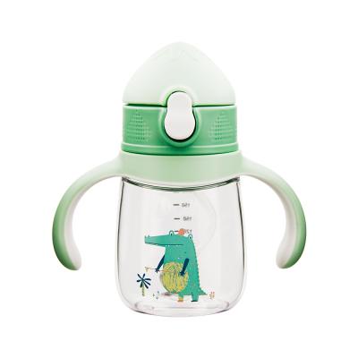 China Wholesale portable bpa sustainable plastic feeding sipper character free kids drinking hard plastic water bottles with strap babysit for sale