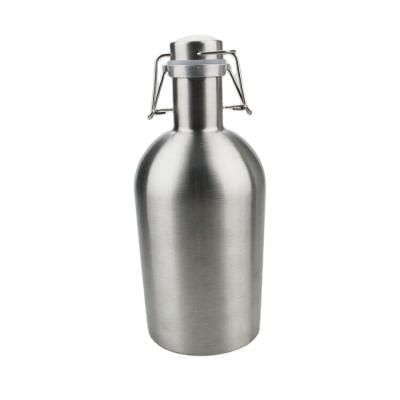 China Viable Competitive Price Cheap Custom Jumbo Shaker Stainless Steel Beer Bottle With Swing Top for sale