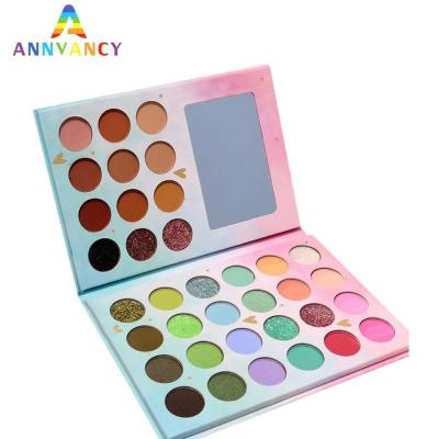 China Fashion Makeup Dancing Girl 36 Color Waterproof Eyeshadow High Quality Palette For Women Big Fan Page MakeupEyeshadow Reverse Eyeshadow Palette for sale