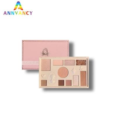 China High Quality Custom Nude Universal Instant Waterproof Matte Eyeshadow Palette Makeup Contouring Contouring Powd Highlighter Bar for sale